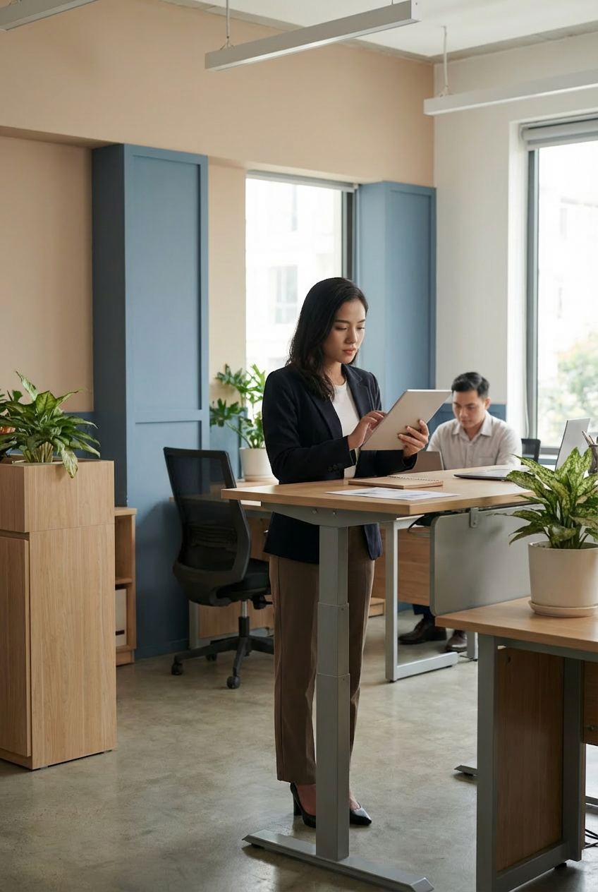 Professional job seeker reviewing opportunities on laptop